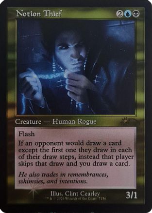 Image of Notion Thief (Retro Frame) (SLD-7156) - Secret Lair Drop Series