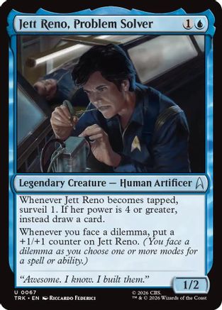 Image of Jett Reno, Problem Solver (TRK-067) - Star Trek Foil