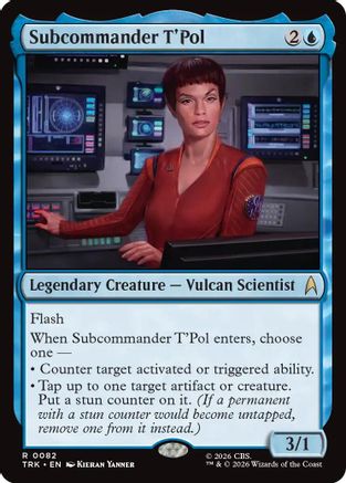 Image of Subcommander T'Pol (TRK-082) - Star Trek Foil
