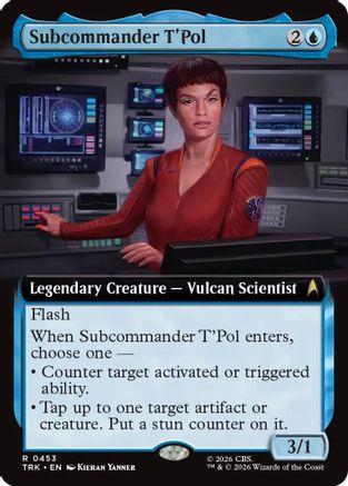 Image of Subcommander T'Pol (Extended Art) (TRK-453) - Star Trek Foil