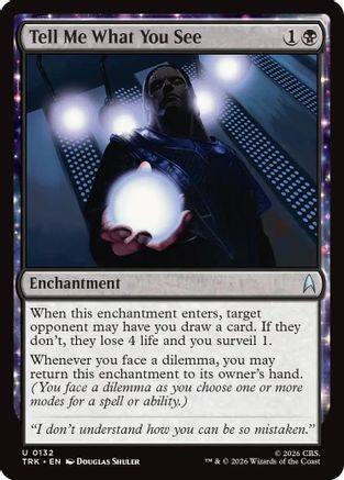 Image of Tell Me What You See (TRK-132) - Star Trek Foil