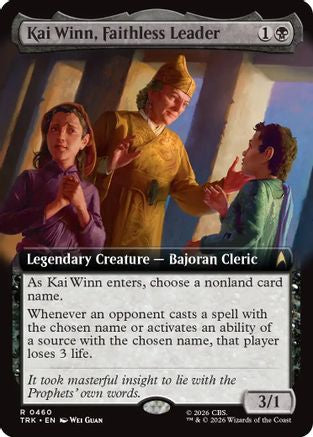 Image of Kai Winn, Faithless Leader (Extended Art) (TRK-460) - Star Trek Foil