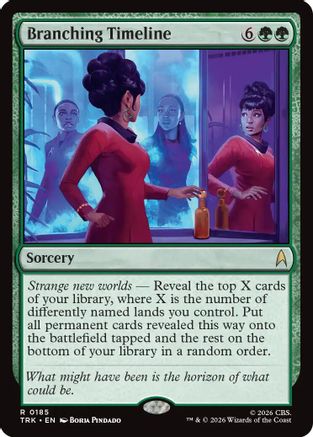 Image of Branching Timeline (TRK-185) - Star Trek Foil