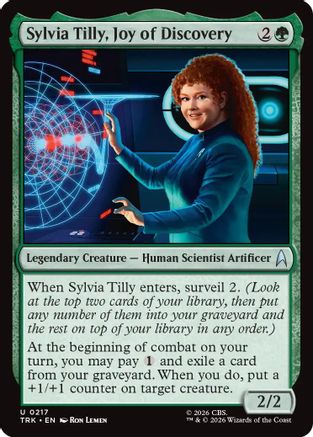 Image of Sylvia Tilly, Joy of Discovery (TRK-217) - Star Trek Foil