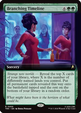 Image of Branching Timeline (Extended Art) (TRK-466) - Star Trek
