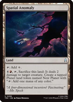 Image of Spatial Anomaly (TRK-296) - Star Trek