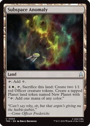 Image of Subspace Anomaly (TRK-300) - Star Trek Foil