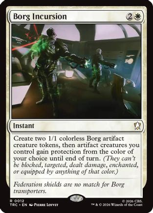 Image of Borg Incursion (Surge Foil) (TRC-012) - Commander: Star Trek Foil