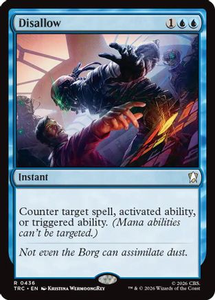 Image of Disallow (Surge Foil) (TRC-436) - Commander: Star Trek Foil