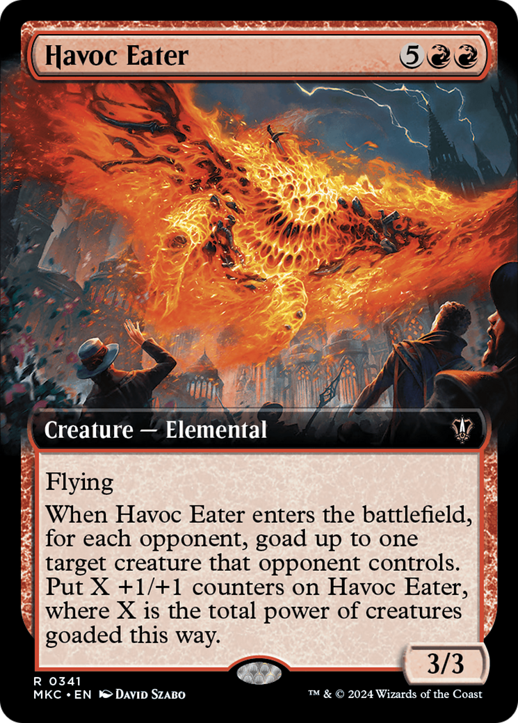 Image of Havoc Eater (Extended Art) [Murders at Karlov Manor Commander]