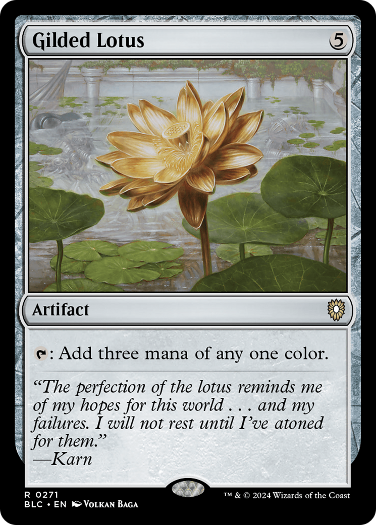 Image of Gilded Lotus [Bloomburrow Commander]