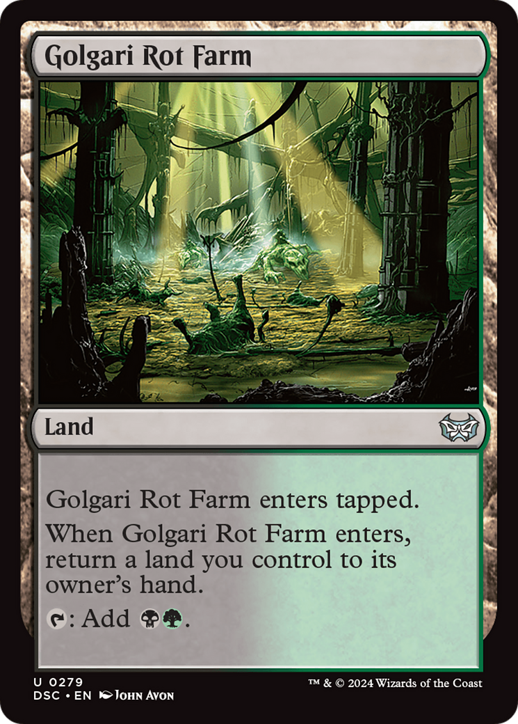 Image of Golgari Rot Farm [Duskmourn: House of Horror Commander]