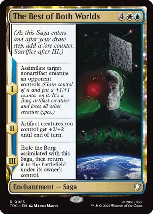 Image of The Best of Both Worlds (Surge Foil) (TRC-083) - Commander: Star Trek Foil