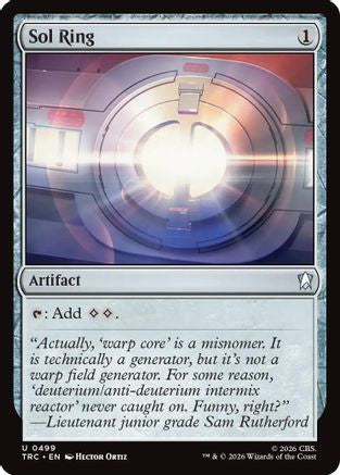 Image of Sol Ring (TRC-499) - Commander: Star Trek