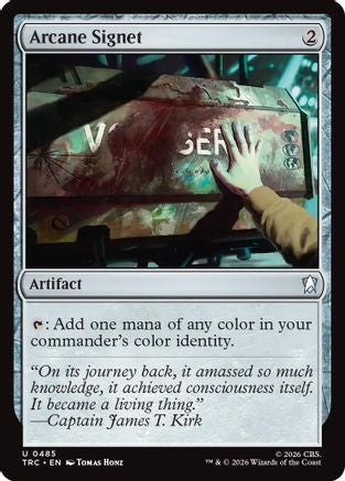 Image of Arcane Signet (Surge Foil) (TRC-485) - Commander: Star Trek Foil