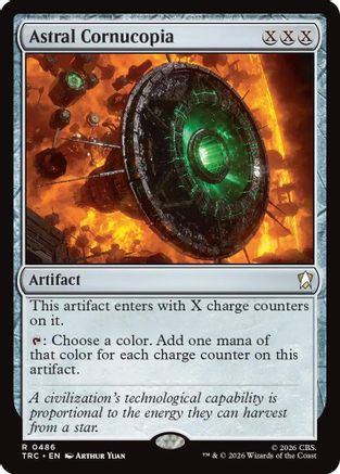 Image of Astral Cornucopia (Surge Foil) (TRC-486) - Commander: Star Trek Foil