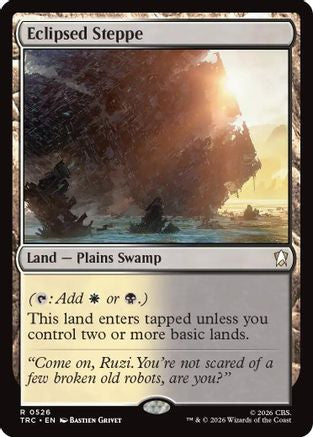 Image of Eclipsed Steppe (Surge Foil) (TRC-526) - Commander: Star Trek Foil