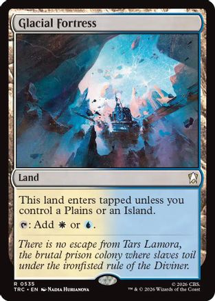 Image of Glacial Fortress (Surge Foil) (TRC-535) - Commander: Star Trek Foil