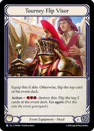 Image of Tourney Flip Visor (SPW005) - Smash Palace: Chorus of Steel