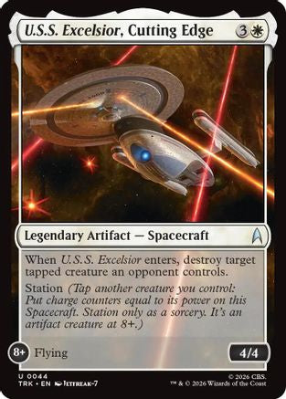 Image of U.S.S. Excelsior, Cutting Edge (TRK-044) - Star Trek