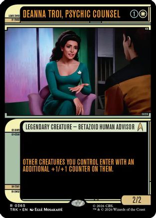 Image of Deanna Troi, Psychic Counsel (Showcase) (TRK-365) - Star Trek