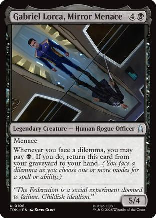 Image of Gabriel Lorca, Mirror Menace (TRK-108) - Star Trek