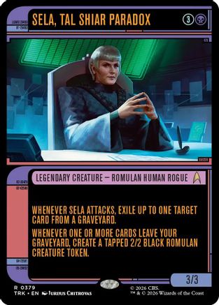 Image of Sela, Tal Shiar Paradox (Showcase) (TRK-379) - Star Trek