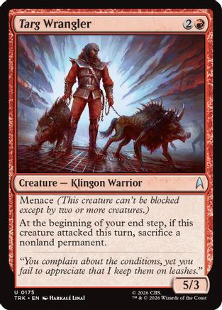 Image of Targ Wrangler (TRK-175) - Star Trek Foil