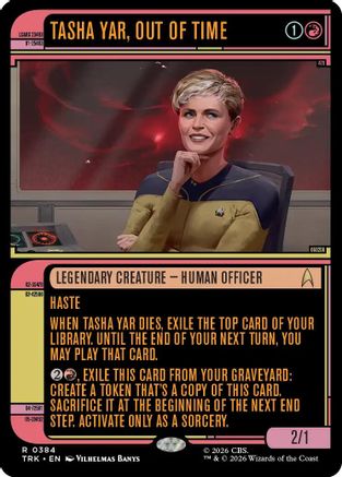 Image of Tasha Yar, Out of Time (Showcase) (TRK-384) - Star Trek