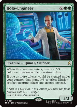 Image of Holo-Engineer (TRK-201) - Star Trek Foil
