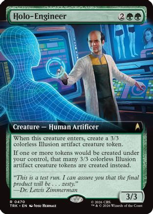 Image of Holo-Engineer (Extended Art) (TRK-470) - Star Trek