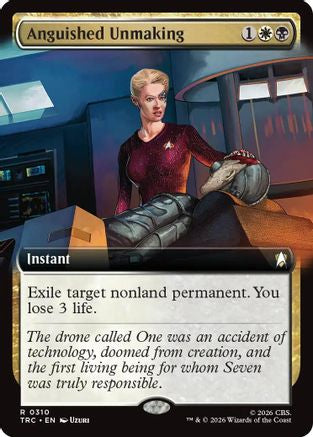 Image of Anguished Unmaking (Extended Art) (TRC-310) - Commander: Star Trek