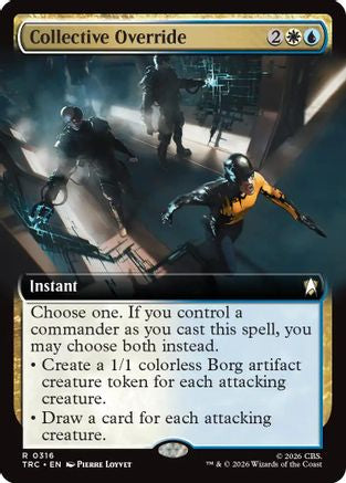 Image of Collective Override (Extended Art) (TRC-316) - Commander: Star Trek