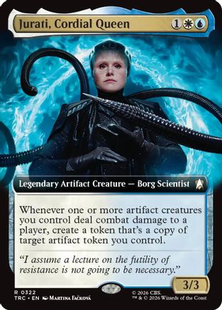 Image of Jurati, Cordial Queen (Extended Art) (TRC-322) - Commander: Star Trek