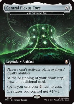 Image of Central Plexus Core - The Immortal Sun (Extended Art) (TRC-347) - Commander: Star Trek