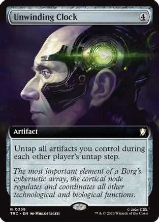 Image of Unwinding Clock (Extended Art) (TRC-359) - Commander: Star Trek