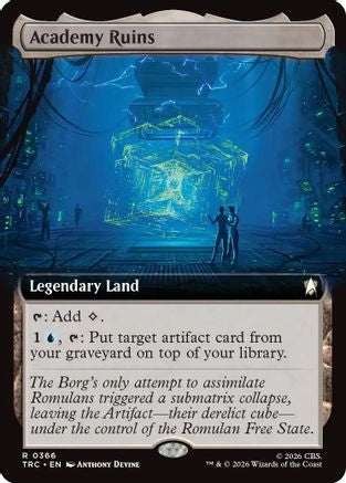 Image of Academy Ruins (Extended Art) (TRC-366) - Commander: Star Trek