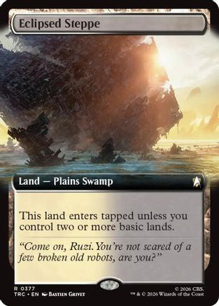 Image of Eclipsed Steppe (Extended Art) (TRC-377) - Commander: Star Trek