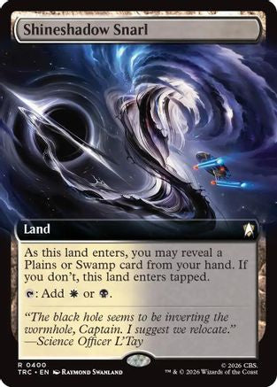 Image of Shineshadow Snarl (Extended Art) (TRC-400) - Commander: Star Trek