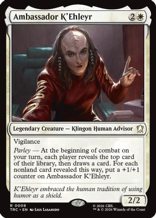 Image of Ambassador K'Ehleyr (Surge Foil) (TRC-009) - Commander: Star Trek Foil