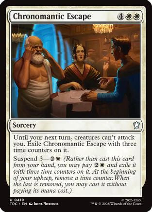 Image of Chronomantic Escape (Surge Foil) (TRC-419) - Commander: Star Trek Foil