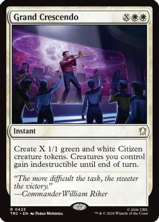 Image of Grand Crescendo (Surge Foil) (TRC-423) - Commander: Star Trek Foil