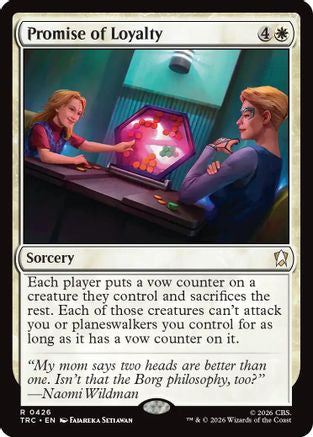 Image of Promise of Loyalty (Surge Foil) (TRC-426) - Commander: Star Trek Foil