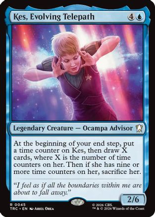 Image of Kes, Evolving Telepath (Surge Foil) (TRC-045) - Commander: Star Trek Foil