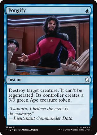 Image of Pongify (Surge Foil) (TRC-441) - Commander: Star Trek Foil