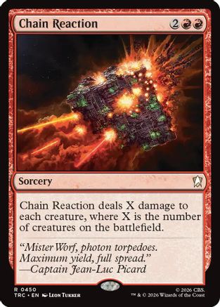 Image of Chain Reaction (TRC-450) - Commander: Star Trek