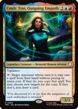 Image of Cmdr. Troi, Outgoing Empath (TRC-089) - Commander: Star Trek