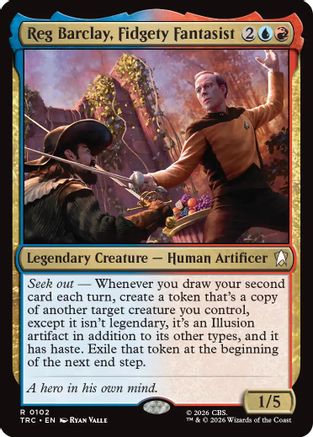 Image of Reg Barclay, Fidgety Fantasist (TRC-102) - Commander: Star Trek