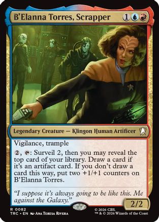 Image of B'Elanna Torres, Scrapper (Surge Foil) (TRC-082) - Commander: Star Trek Foil