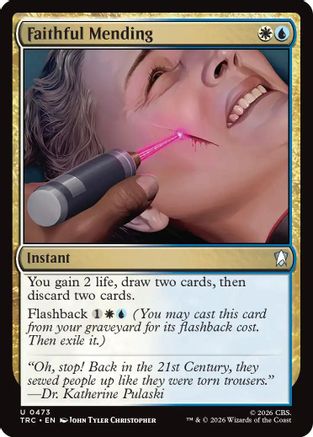 Image of Faithful Mending (Surge Foil) (TRC-473) - Commander: Star Trek Foil